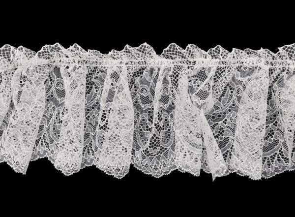 Ruche Pizzo con Doppia Cucitura Laterale