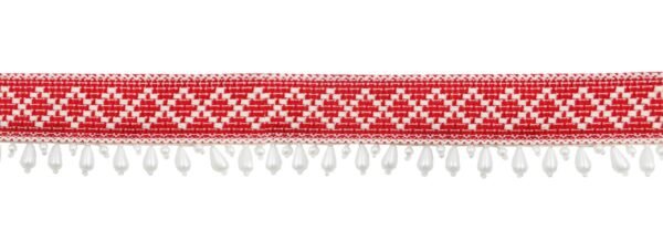 Passamaneria Etnica Con Frangia Perle