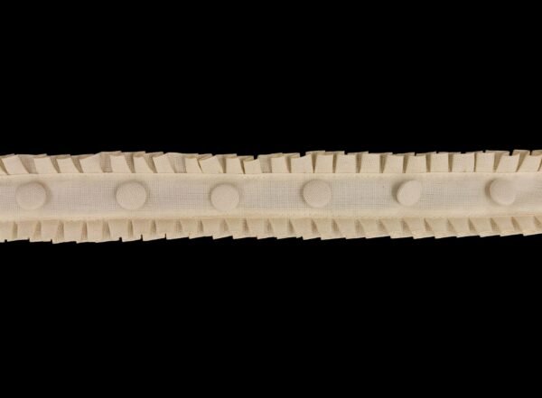 Fettuccia Cotone Con Bottoni E Ruche