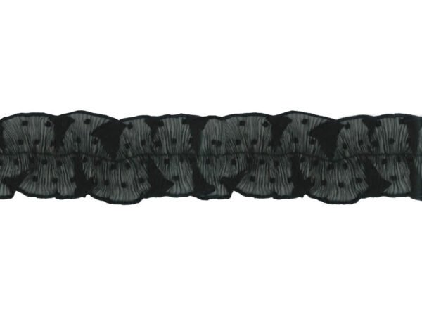 Ruche Chiffon Pois Arricciato