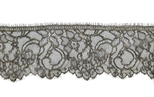 Pizzo Valencienne Nylon con Lurex