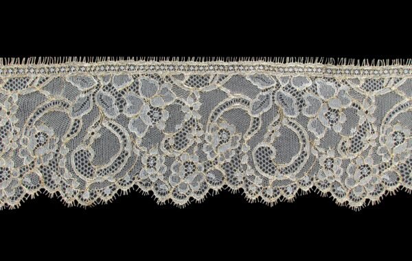 Pizzo Valencienne Nylon con Lurex