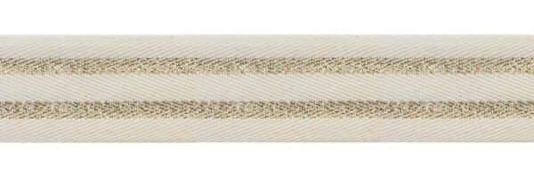 Spighetta Cotone Con Due Righe Lurex