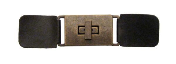 Alamaro Zama Con Ottone Antico,Chiusura Rettangolare e Similpelle Moro