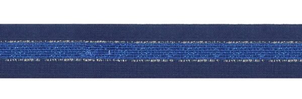 Nastro Elastico Con Riga Centrale Lamè