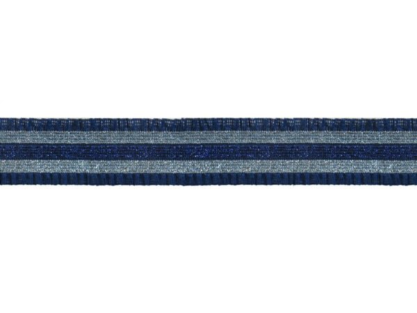 Elastico Arricciato Con Righe Lurex