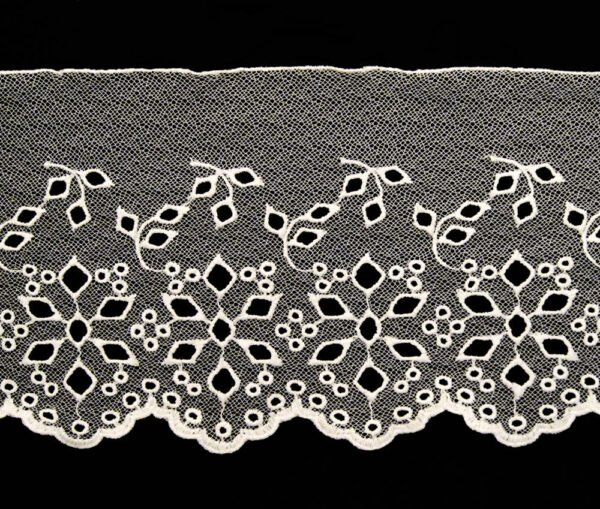 Lista Tulle Nuvola Ricamo Cotone