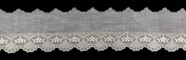 Pizzo Ricamo Su Cotone