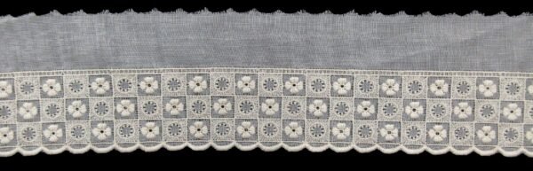 Pizzo Ricamo Su Cotone