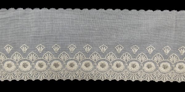 Pizzo Ricamo Su Cotone