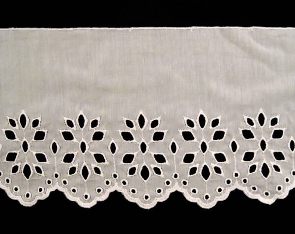 Balza Sangallo Su Voile Antico Ricamo Cotone