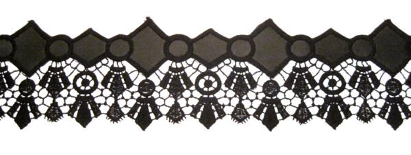 Lista Macramè Cotone Con Inserto Nappa