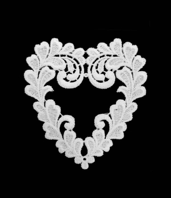 Applicazioni Macramè Cotone Cuore