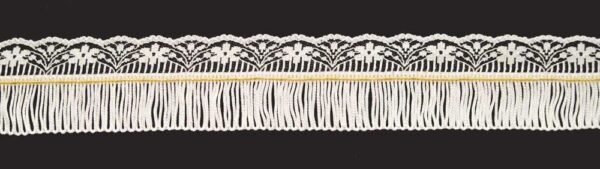 Passamaneria Frangia Con Catena Pallini e Pizzo