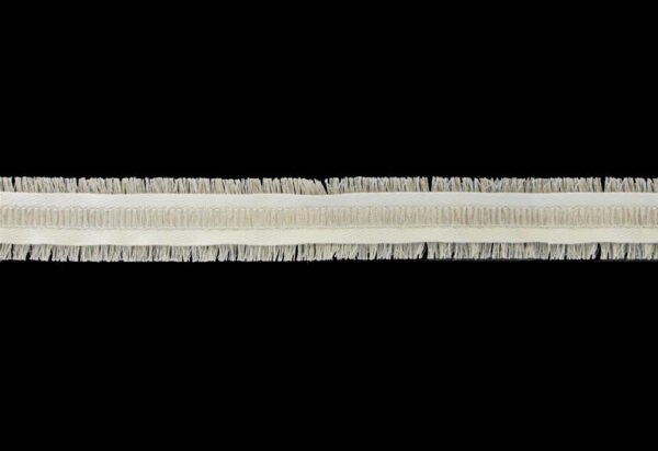 Passamaneria Nastro Naturale Sfrangiato Ai Due Lati