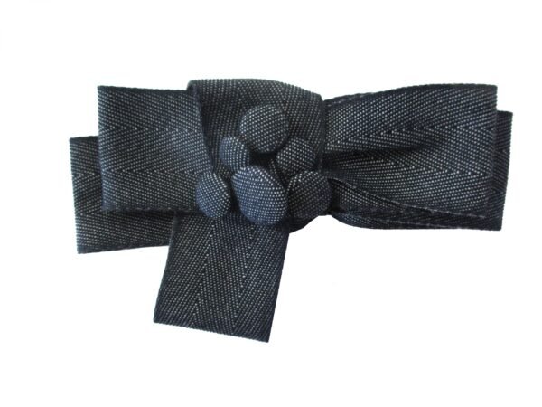 Fiocco Fettuccia Jeans Con Bottoni