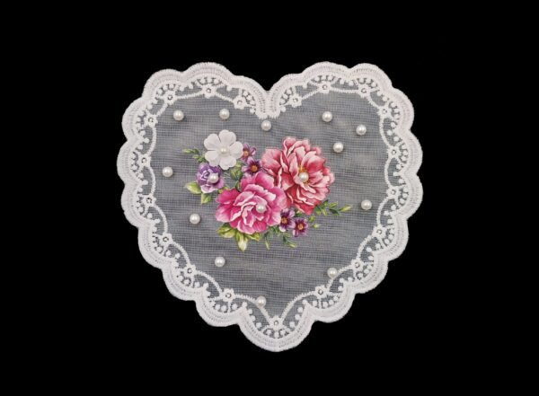 Applicazione Cuore Ricamato