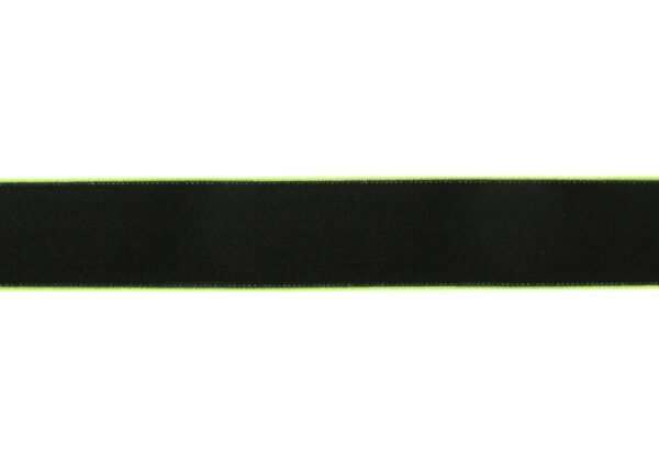 Elastico Nero Con Bordi Fluo