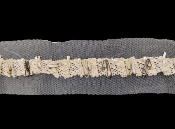 Passamaneria Ricamo Tipo Rete Su Tulle