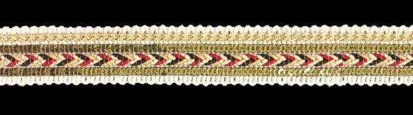 Passamaneria Ricamata Con Catena E Paillettes