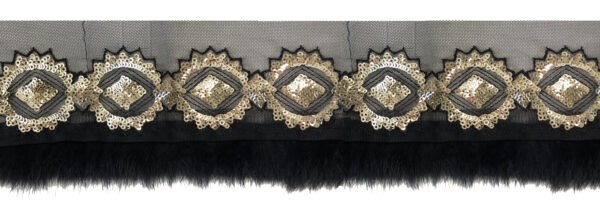 Passamaneria Pelo Con Ricamo Paillettes