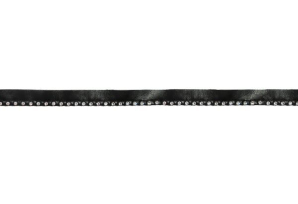 Passamaneria Profilo Finta Pelle Con Strass