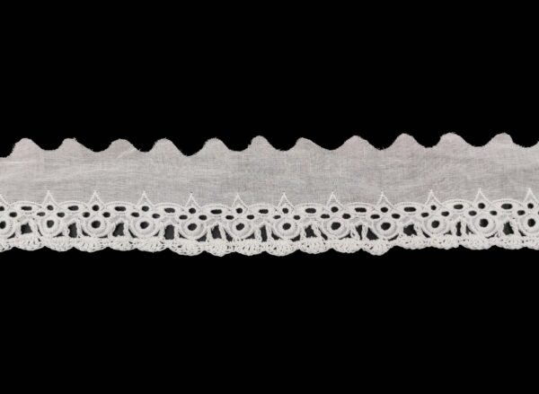 Lista Sangallo Con Ricamo Crochet